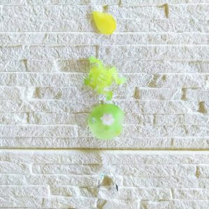 えんぎものサンキャッチャー蛙と蓮